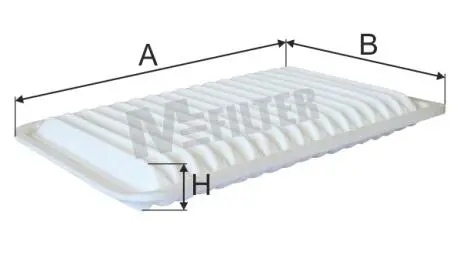 Фільтр повітряний Mazda 2/3 03- M-FILTER K 7043