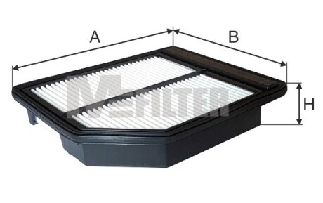 Фільтр повітряний Civic VIII 1.8 05- M-FILTER K 7092 (фото 1)