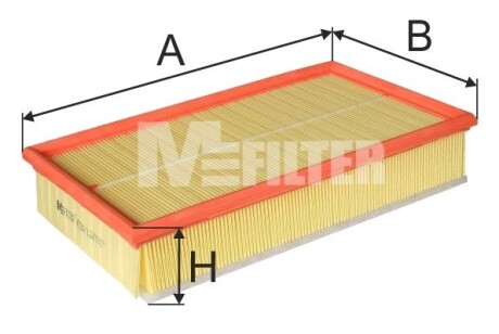 Фильтр воздушный T5 03- (с прослойкой) M-FILTER K 724/1