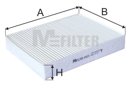 Фільтр салону BMW 1 (F20), (F21)/ 2 (F22, F87), (F23)/ 3 (F30, F80), (F31) 10- M-FILTER K 9121