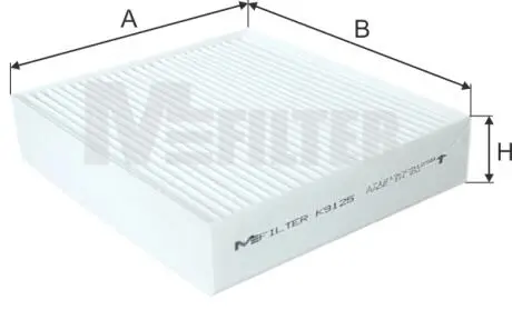 Фильтр салона Smart ForFour/Mitsubishi Colt 1.1-1.5 04-12 M-FILTER K 9125