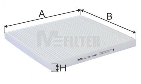 Фільтр повітря (салону) M-FILTER K914