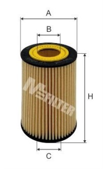 Фильтр масляный Audi A4/A6/A7/A8 3.0 TFSI 08-18 M-FILTER TE 4045