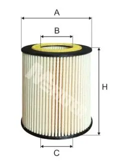 Фильтр масляный BMW E36/39/46/55 M-FILTER TE 625