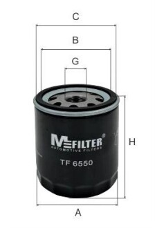 Фільтр масляний Caddy II 1.4/1.6i / Golf IV/V/Seat M-FILTER TF 6550