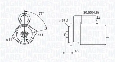 Стартер MAGNETI MARELLI 063521230160