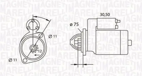 Автозапчасть MAGNETI MARELLI 063523627010