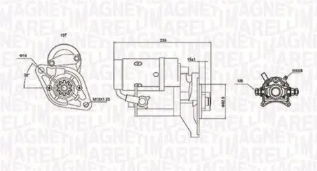 Стартер MAGNETI MARELLI 063721089010