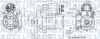 Стартер (12В, 0,8кВт, новий) DACIA LOGAN, SANDERO, RENAULT CLIO I, CLIO II, KANGOO, KANGOO EXPRESS, MEGANE I, MEGANE I CLASSIC, THALIA I, THALIA II 1.4/1.6/1.6CNG 01.91- MAGNETI MARELLI 063721186010 (фото 1)