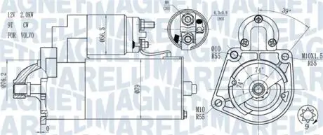 Автозапчасть MAGNETI MARELLI 063721271010