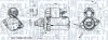 Стартер (12В, 1,1кВт, новий) FIAT 500, 500 C, DOBLO, DOBLO CARGO, DOBLO/MINIVAN, FIORINO/MINIVAN, GRANDE PUNTO, IDEA, LINEA, PANDA, PANDA/HATCHBACK, PUNTO, PUNTO EVO 1.3D/1.9D 06.03- MAGNETI MARELLI 063721346010 (фото 1)