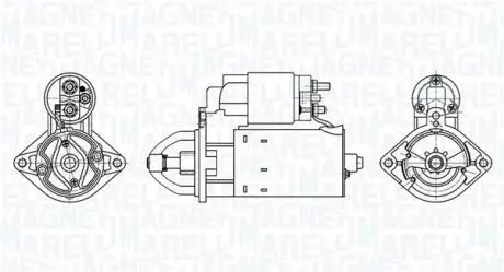 Стартер BMW 1 E87, 3 E90/E91/E92, 5 E60 2.0/3.0D 1.8kW MAGNETI MARELLI 063721406010