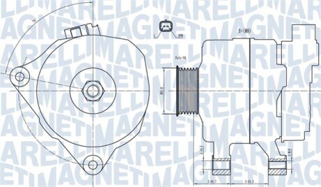 Генератор MAGNETI MARELLI 063731499010