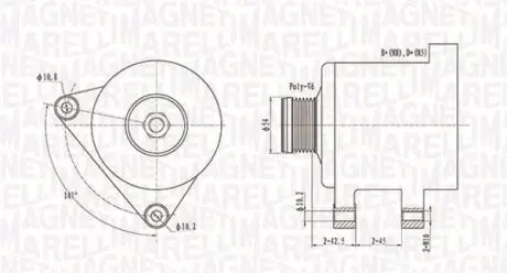 Автозапчасть MAGNETI MARELLI 063731553010