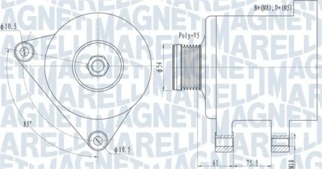 Автозапчасть MAGNETI MARELLI 063731559010