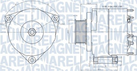 Генератор MAGNETI MARELLI 063731593010 (фото 1)