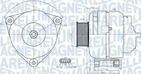 Автозапчасть MAGNETI MARELLI 063731739010