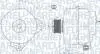 JEEP Генератор SEAT, VW, AUDI, DODGE, FORD, CHRYSLER MAGNETI MARELLI 063731763010 (фото 1)