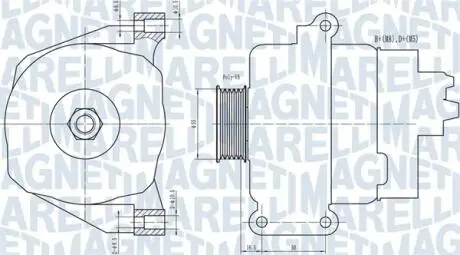 Автозапчасть MAGNETI MARELLI 063731766010