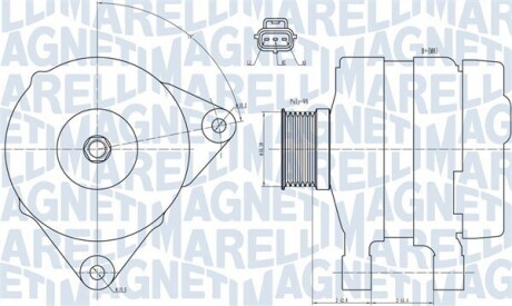 Генератор MAGNETI MARELLI 063731834010