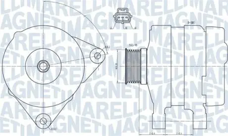 Генератор MAGNETI MARELLI 063731834010