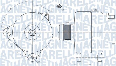 Генератор MAGNETI MARELLI 063731887010