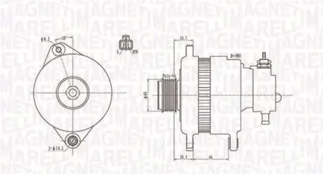 Генератор MAGNETI MARELLI 063731900010