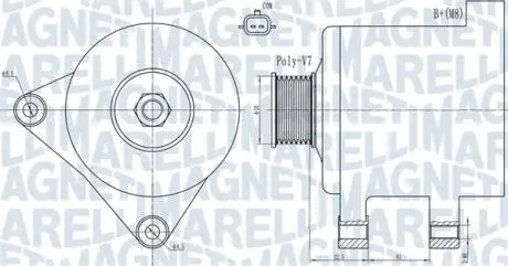 Автозапчасть MAGNETI MARELLI 063731918010