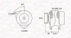 Генератор (14В, 150А, новий) FORD GALAXY II, MONDEO IV, S-MAX 1.8D 05.06-06.15 MAGNETI MARELLI 063731919010 (фото 1)