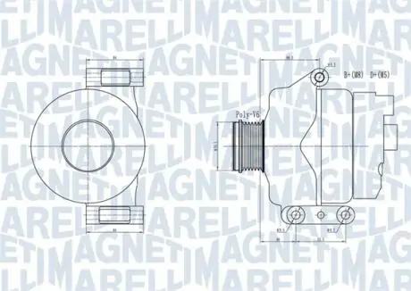 Автозапчасть MAGNETI MARELLI 063731934010