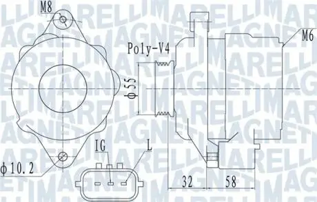 Автозапчасть MAGNETI MARELLI 063731943010
