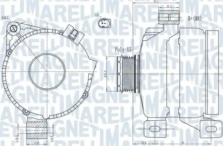 Автозапчасть MAGNETI MARELLI 063731967010