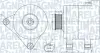 Генератор (14В, 140А) AUDI A1, SEAT ALTEA, IBIZA IV, IBIZA IV ST, LEON, TOLEDO IV, SKODA FABIA II, OCTAVIA II, RAPID, SUPERB II, YETI, VW BEETLE, EOS, GOLF PLUS V, GOLF V, GOLF VI 1.4/1.6 05.06-07.18 MAGNETI MARELLI 063731985010 (фото 1)