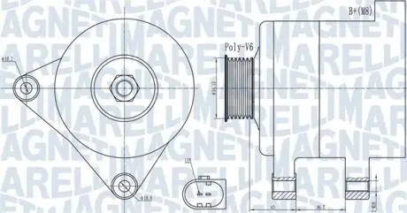 Автозапчасть MAGNETI MARELLI 063732000010