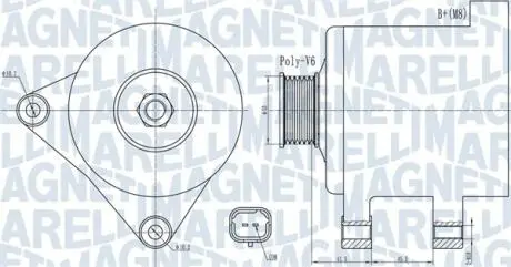 Автозапчасть MAGNETI MARELLI 063732015010