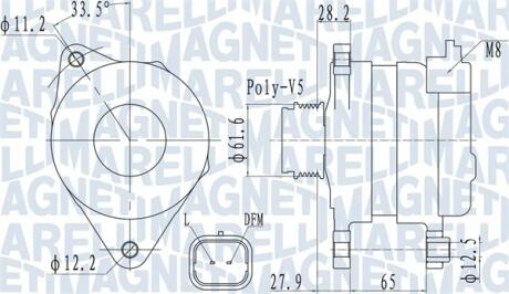 Автозапчасть MAGNETI MARELLI 063732016010