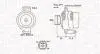 TOYOTA Генератор AVENSIS 2.0, 2.2 08-, RAV 4 III 2.2 05-, LEXUS MAGNETI MARELLI 063732029010 (фото 1)