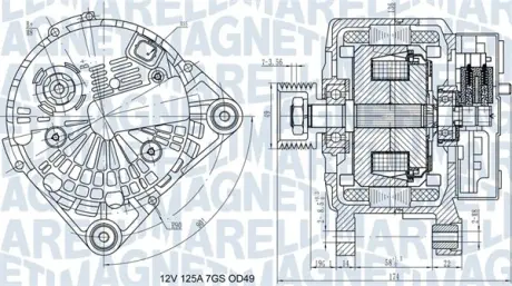 Автозапчасть MAGNETI MARELLI 063732058010