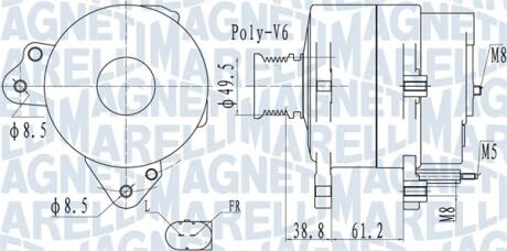 Автозапчасть MAGNETI MARELLI 063732137010