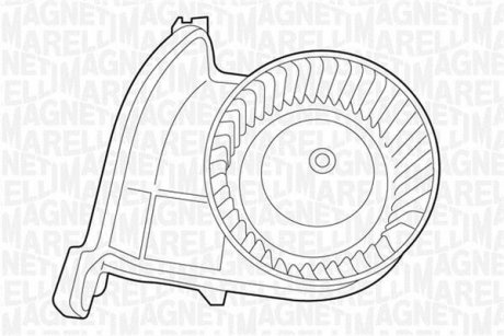 Електродвигун, вентиляція салону MAGNETI MARELLI 069401326010