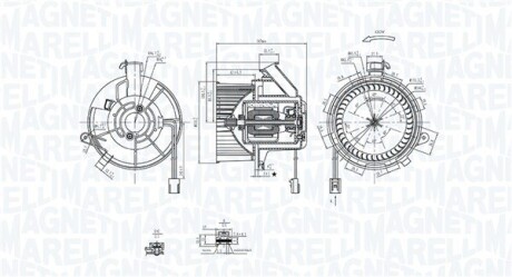 Вентилятори кабіни MAGNETI MARELLI 069412290010