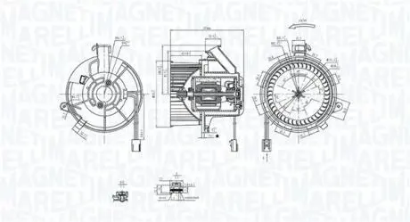 Вентилятори кабіни MAGNETI MARELLI 069412290010
