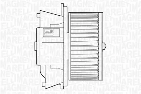 Электродвигатель, вентиляция салона MAGNETI MARELLI 069412503010