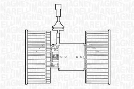 Электродвигатель, вентиляция салона MAGNETI MARELLI 069412534010