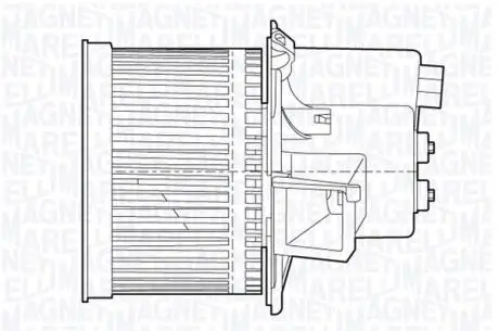 Электродвигатель, вентиляция салона MAGNETI MARELLI 069412652010