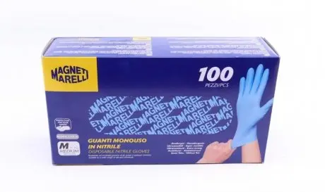 Рукавиці нітрилові (100шт./М) MAGNETI MARELLI 099700120060 (фото 1)