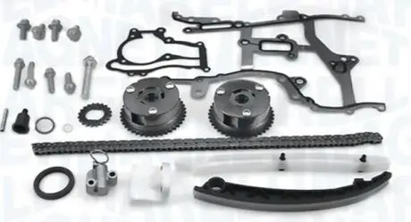 Комплект ГРМ (ланцюг + шестерня) CHEVROLET AVEO, CRUZE, ORLANDO, TRAX, OPEL ADAM, ASTRA J, ASTRA J GTC, CASCADA, CORSA D, CORSA D/HATCHBACK, CORSA E, CORSA E/HATCHBACK, INSIGNIA A 1.2-1.4LPG 07.06- MAGNETI MARELLI 341500000800