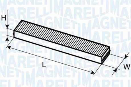 Фильтр воздуха (салона) MAGNETI MARELLI 350203061070 (фото 1)