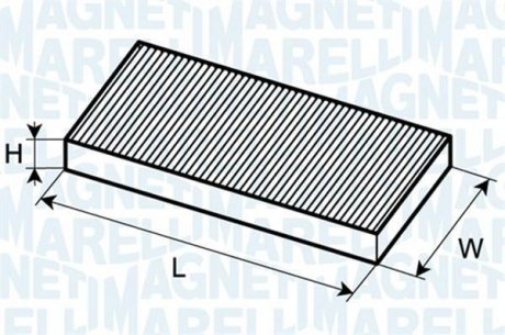 Фільтр повітря (салону) MAGNETI MARELLI 350203061410