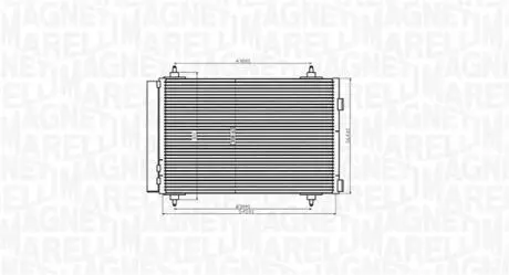 Радиатор кондиционера MAGNETI MARELLI 350203916000